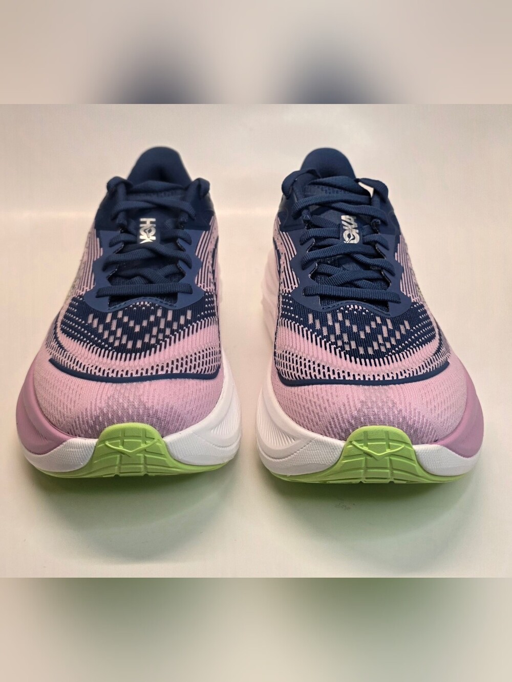 New Hoka One Skyflow Lightweight Running Shoes Pink~Blue Women's Size 8.5B - Picture 7 of 12